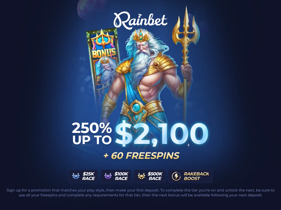 rainbet deposit bonus